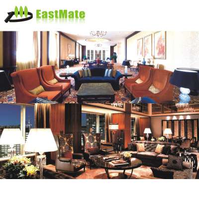 Hotel lobby luxury sofa sets furniture(EMT-P07-08)