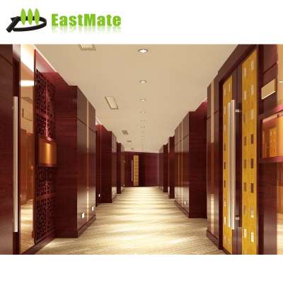 Custom-designed hotel decoration interior/exterior area wood panel